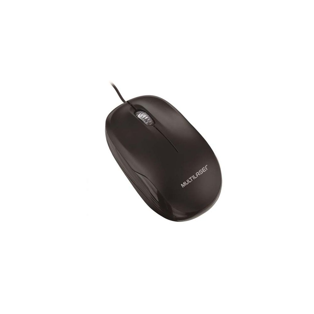 Mouse com Fio 1200DPI USB Preto MO255 - Multilaser