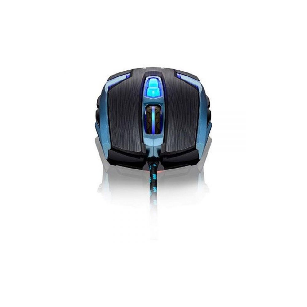 Mouse com Fio Gamer MO252, Warrior, Azul/Preto, 4000DPI - Multilaser