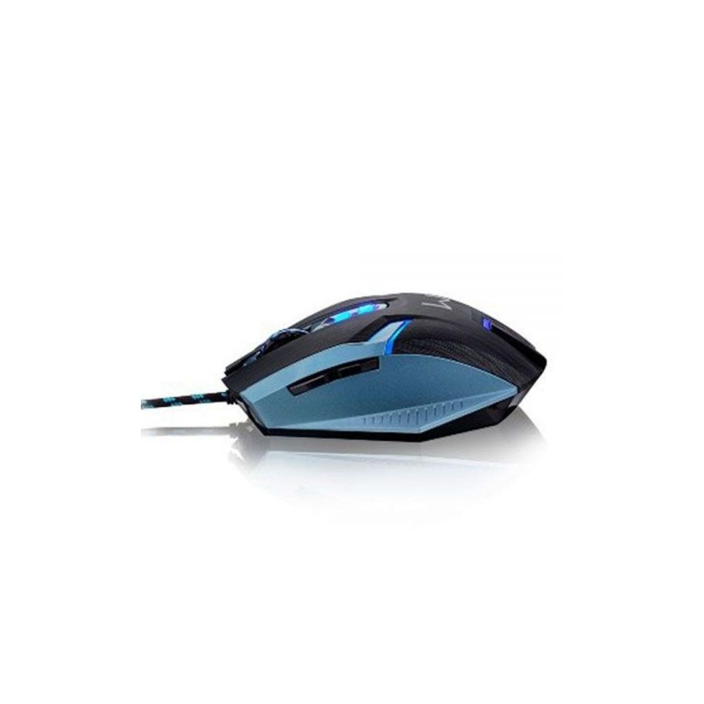 Mouse com Fio Gamer MO252, Warrior, Azul/Preto, 4000DPI - Multilaser