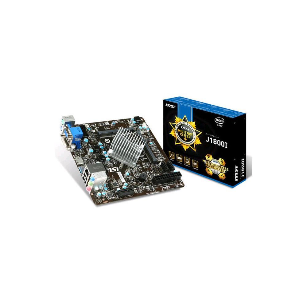 MotherBoard com Processador MSI INTEL Dual Core J1800 2.41 GHZ HDMI BAY TRAIL M-