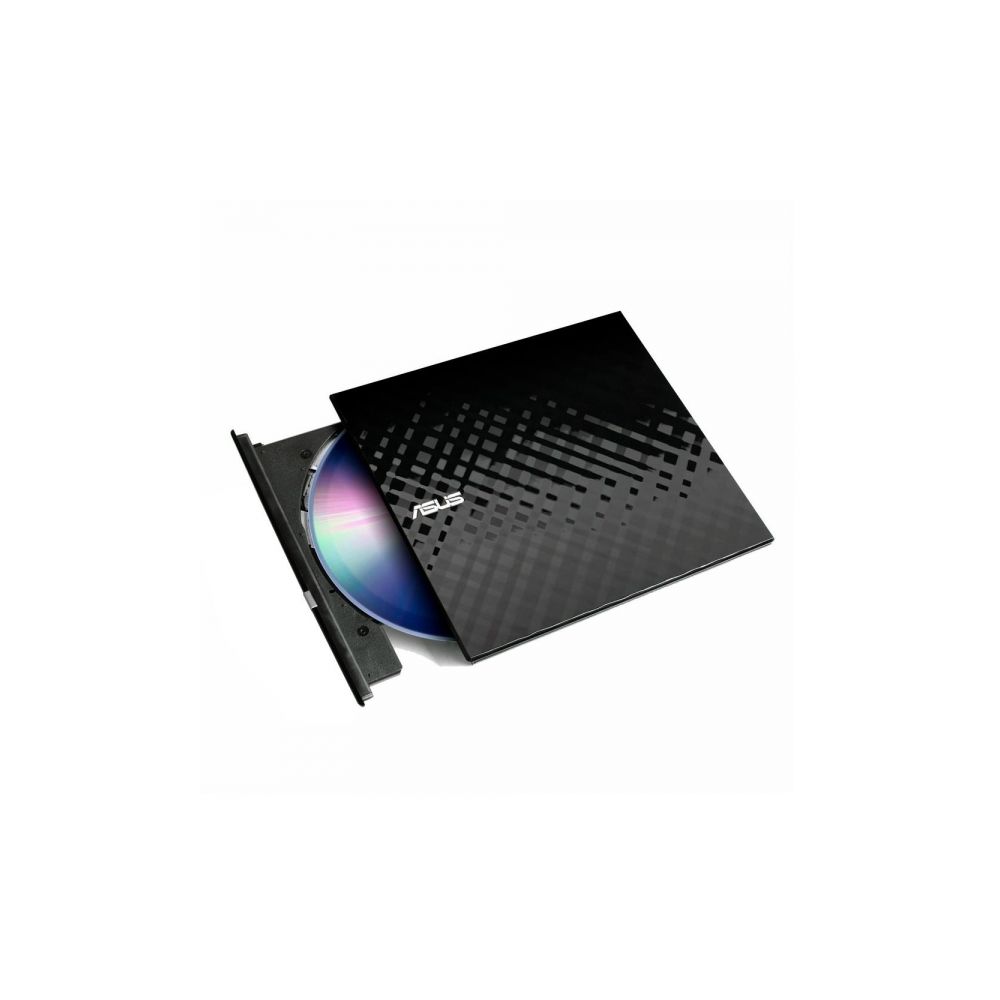 Gravador Slim Externo CD/DVD SDRW-08D2S-U PR Preto - Asus