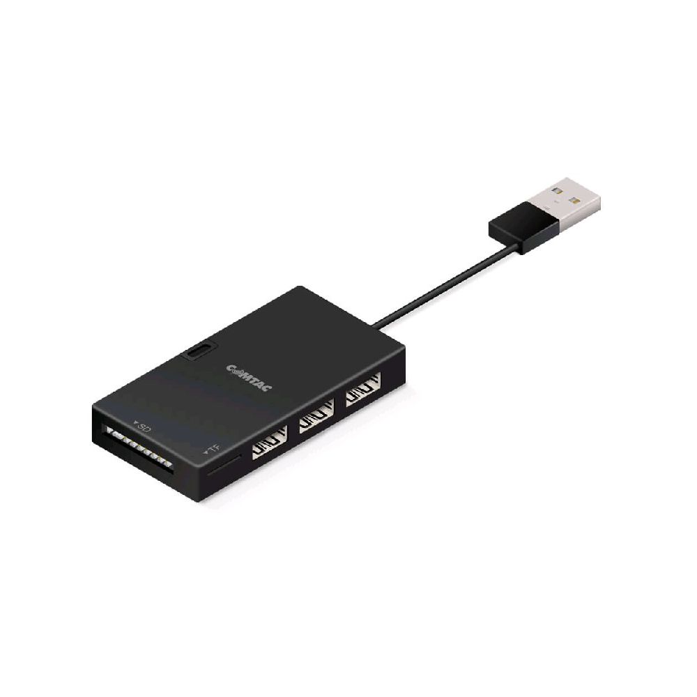MicroHub USB 03 Portas Leitor de Cartões - Comtac