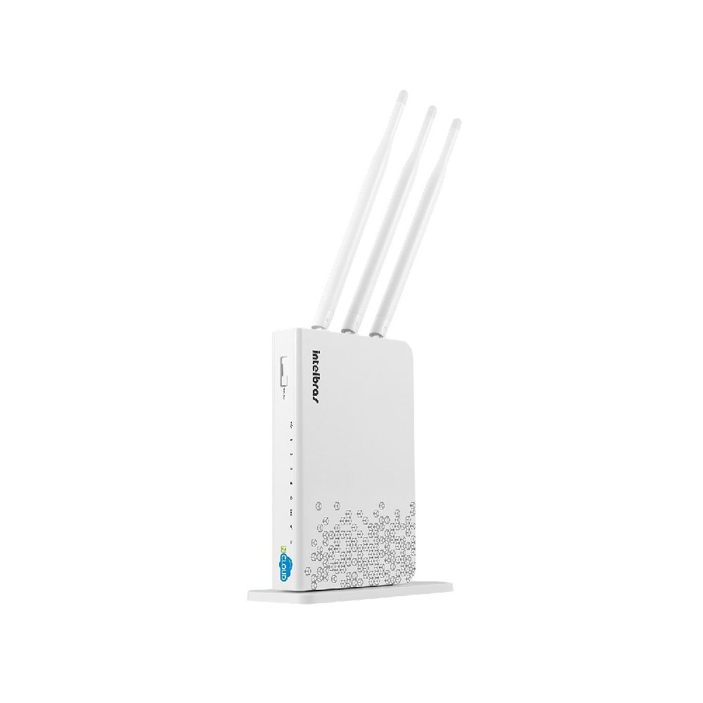 Roteador Wireless NCLOUD 300 Mpbs, 3 Antenas, Wi-Fi, Branco - Intelbras 