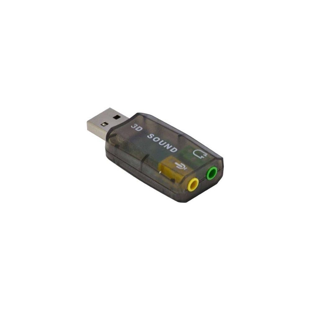 Adaptador de Som AUSB51 5.1 Canais Virtual USB - Vinik 