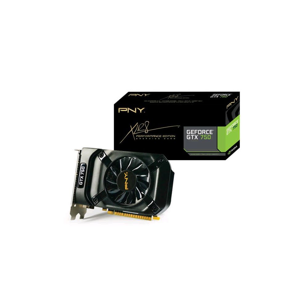 Placa de Vídeo PNY GTX Performance Geforce GTX 750 1GB DDR5 128BIT 5000MHZ 1020M