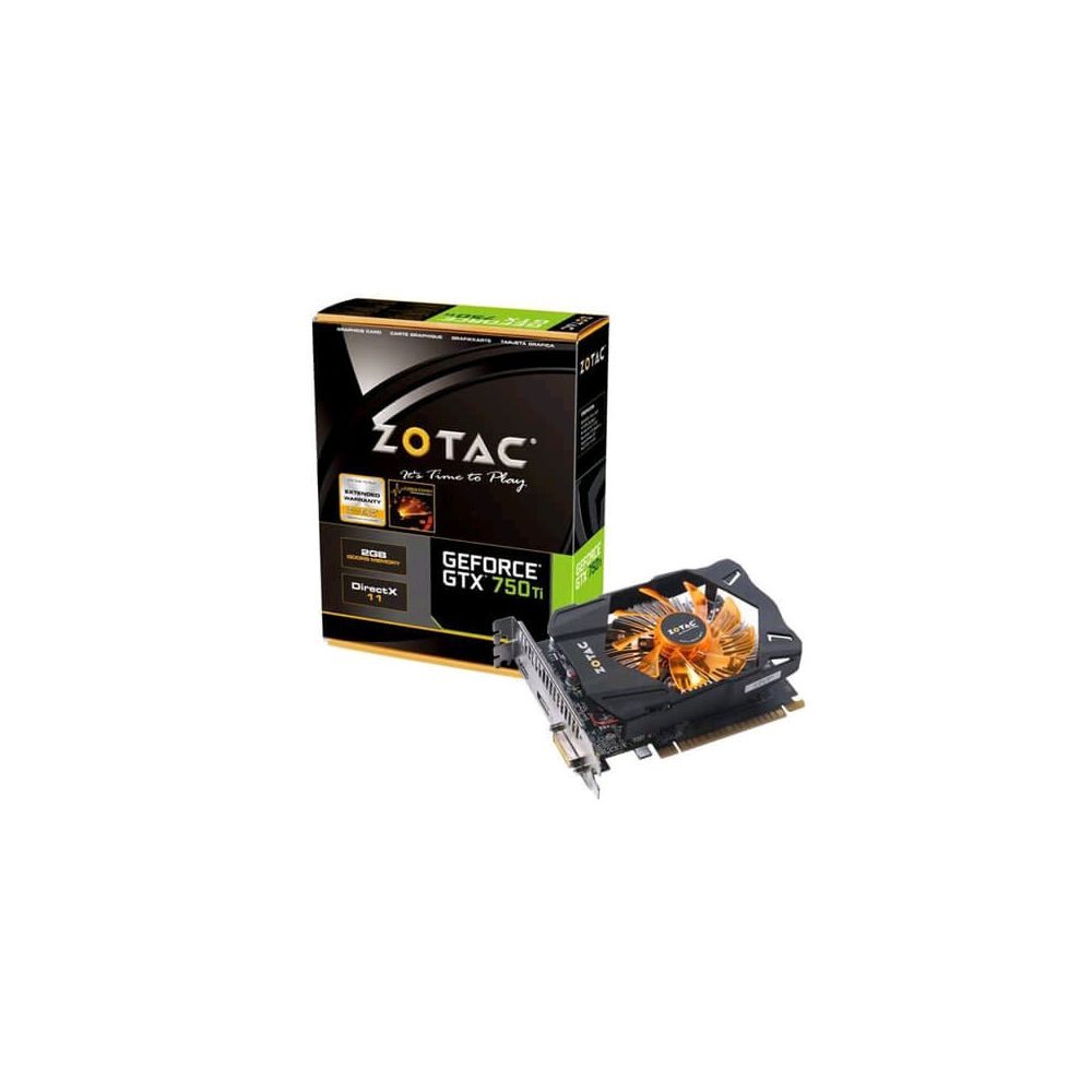 Placa de Vídeo Geforce GTX Performance NVIDIA GTX 750TI 2GB DDR5 128BIT 5400MHZ 