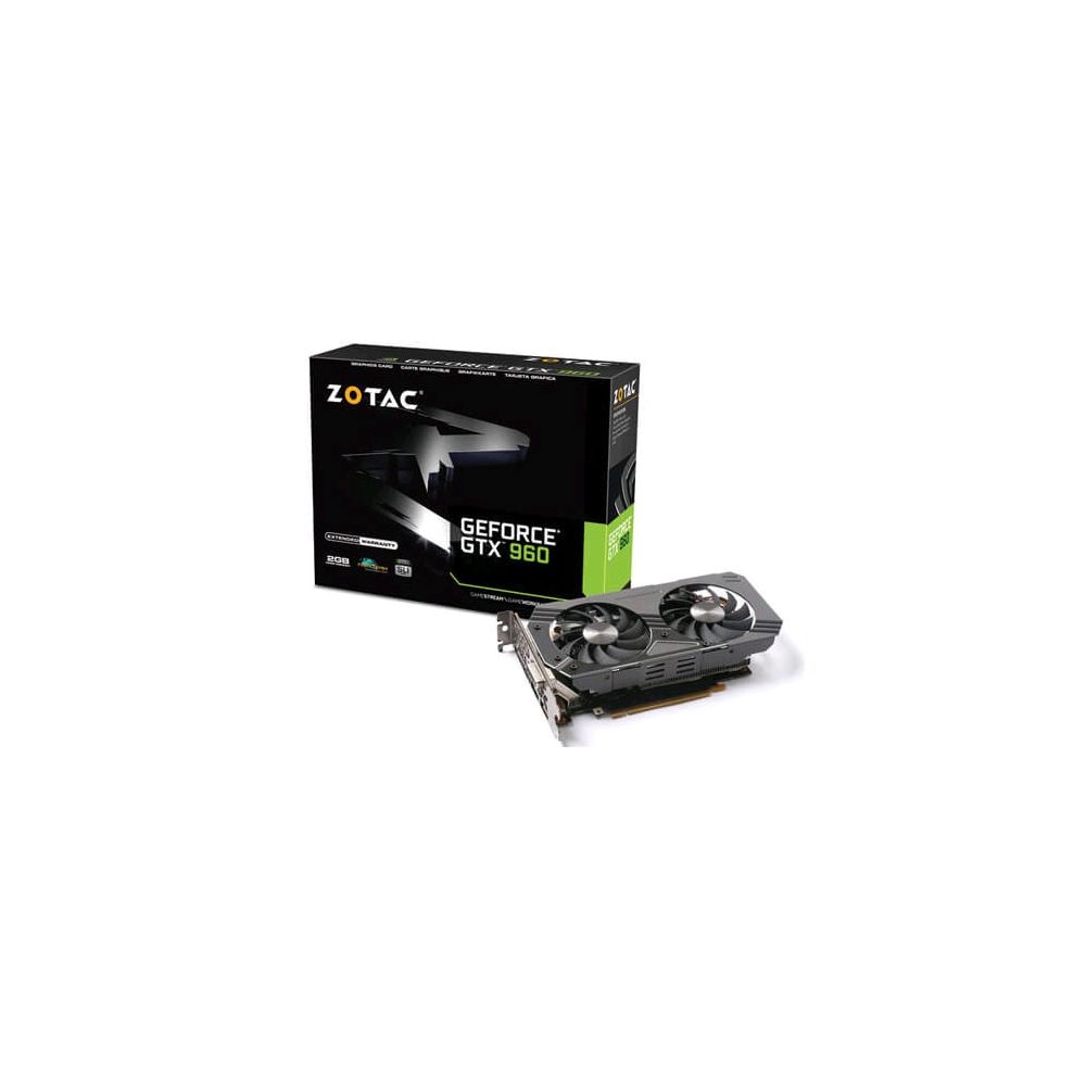 Geforce Zotac Gtx Entusiasta Nvidia GTX 960 2GB DDR5 128Bit 7010Mhz 1177hz 1024 