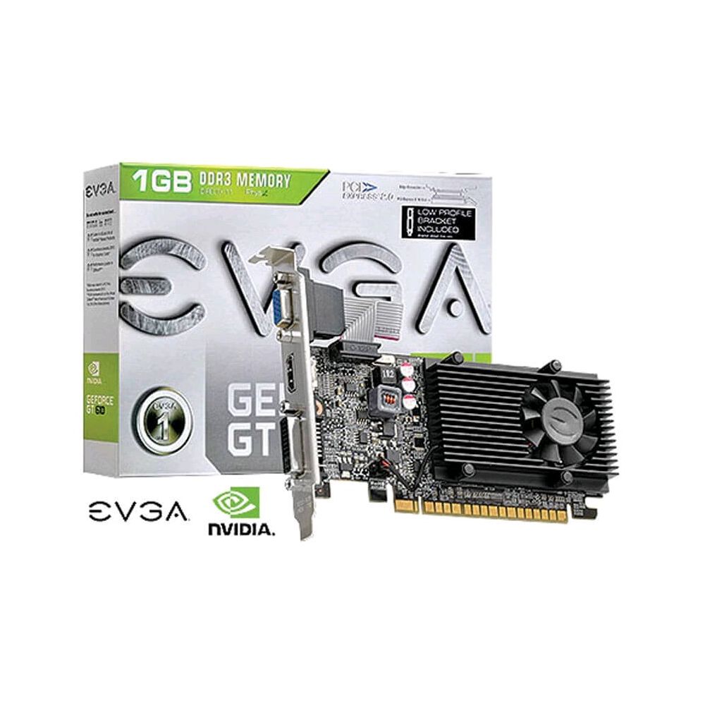Placa de Vídeo Geforce NVIDIA GT 610 1GB DDR3 64 Bits 01G-P3-2615-KR - EVGA