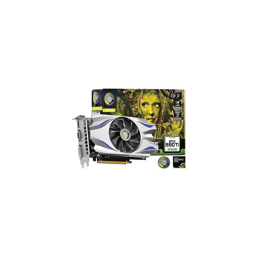 Placa de Video GEFORCE NVIDIA GTX 550 TI 1GB DDR5 128 Bits, VGA-550-A3-1024-C - 