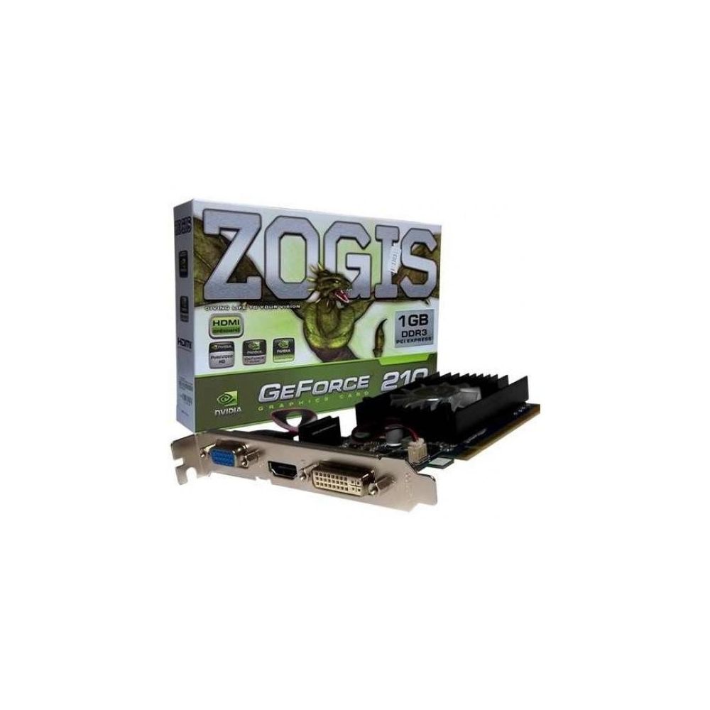 Placa de Vídep PCIEXP GT210 1Gb DDR3 64Bits (ZO210-1GD3HP) -  Zogis 