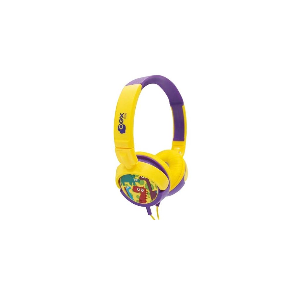 Headphone Dino Infantil Hp300 Colorido - Oex