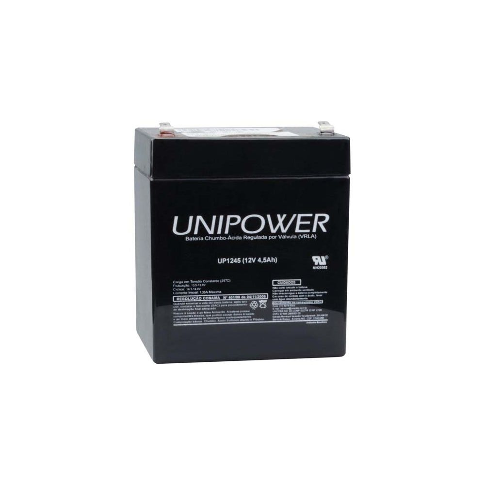 Bateria Chumbo-Ácida Selada 12v/4,5a UP1245 Unipower
