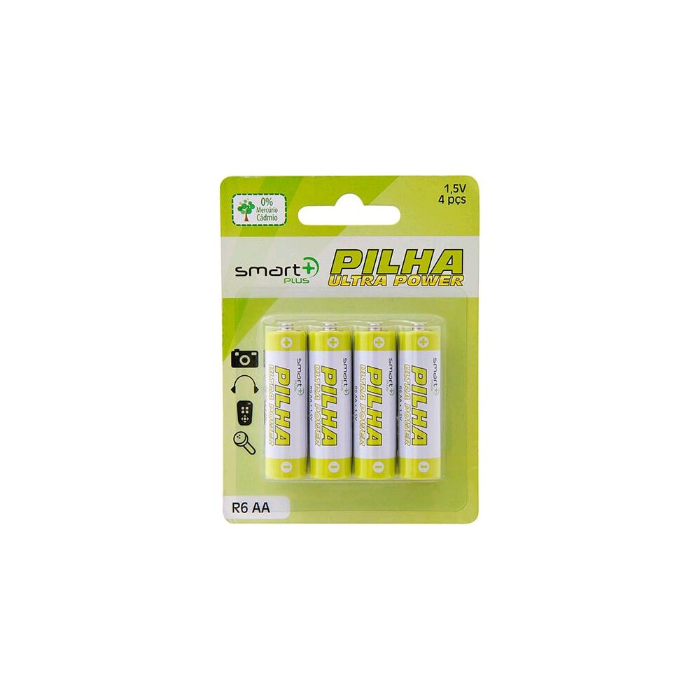 Pilha Ultra Power Pack 4AA - Smart 