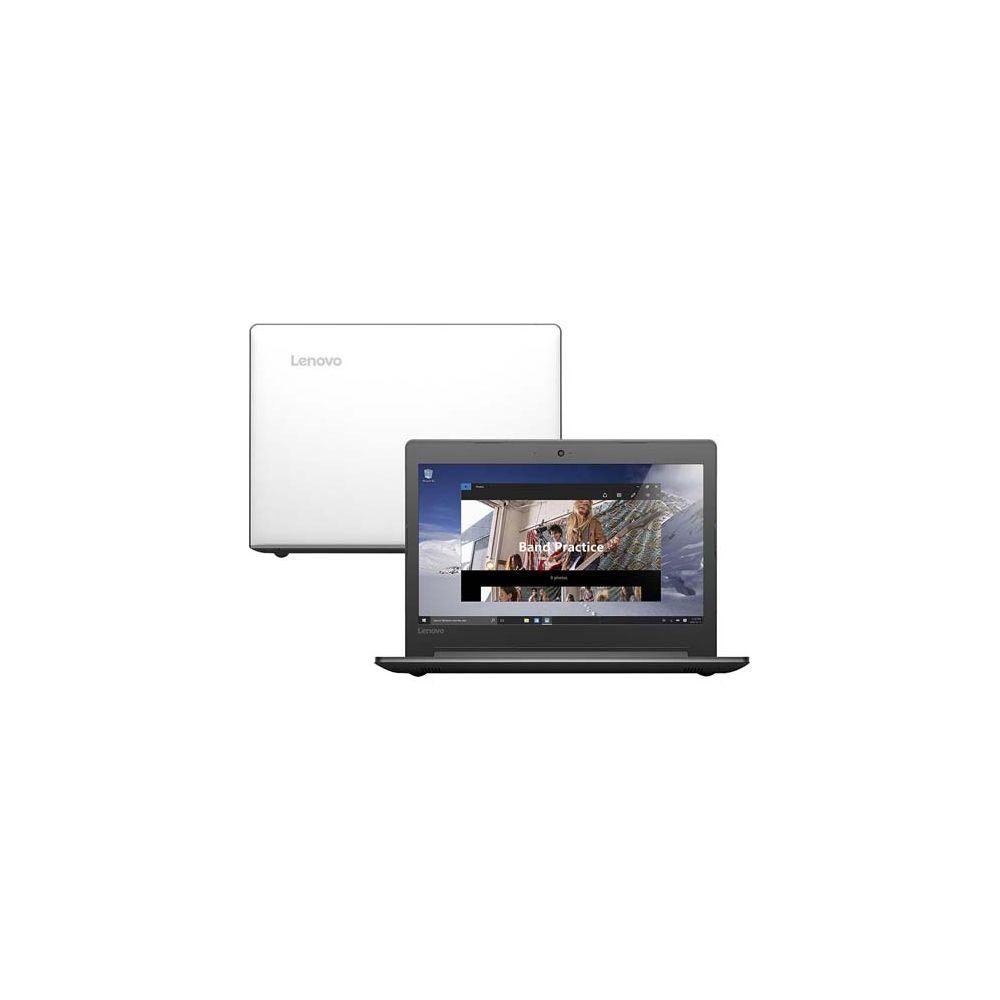 Notebook Lenovo Ideapad 310 i3 4GB 500GB LED 14 Win10 Branco