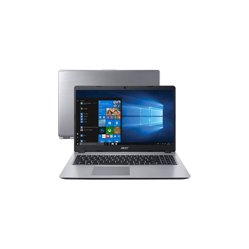 Notebook Aspire 5, A515-52-536H, Intel Core i5, 8GB, SSD 256GB, 15,6”, Windows 10 - Acer