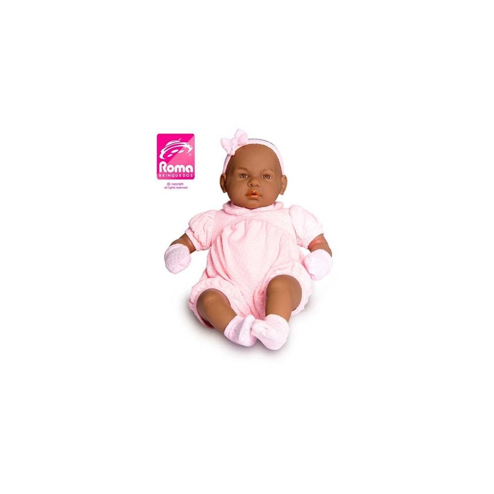 Boneca Bebê Real Negra - Roma Jensen