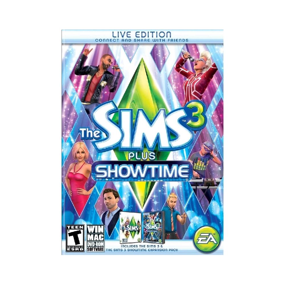 Game  The Sims 3 + The Sims: Showtime  PC - Ea - Wb Games 