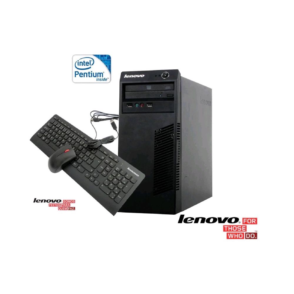 Computador Lenovo 63 TW com Intel Pentium G3220 4GB HD500 GB DVDRW P/N: 90AT0003