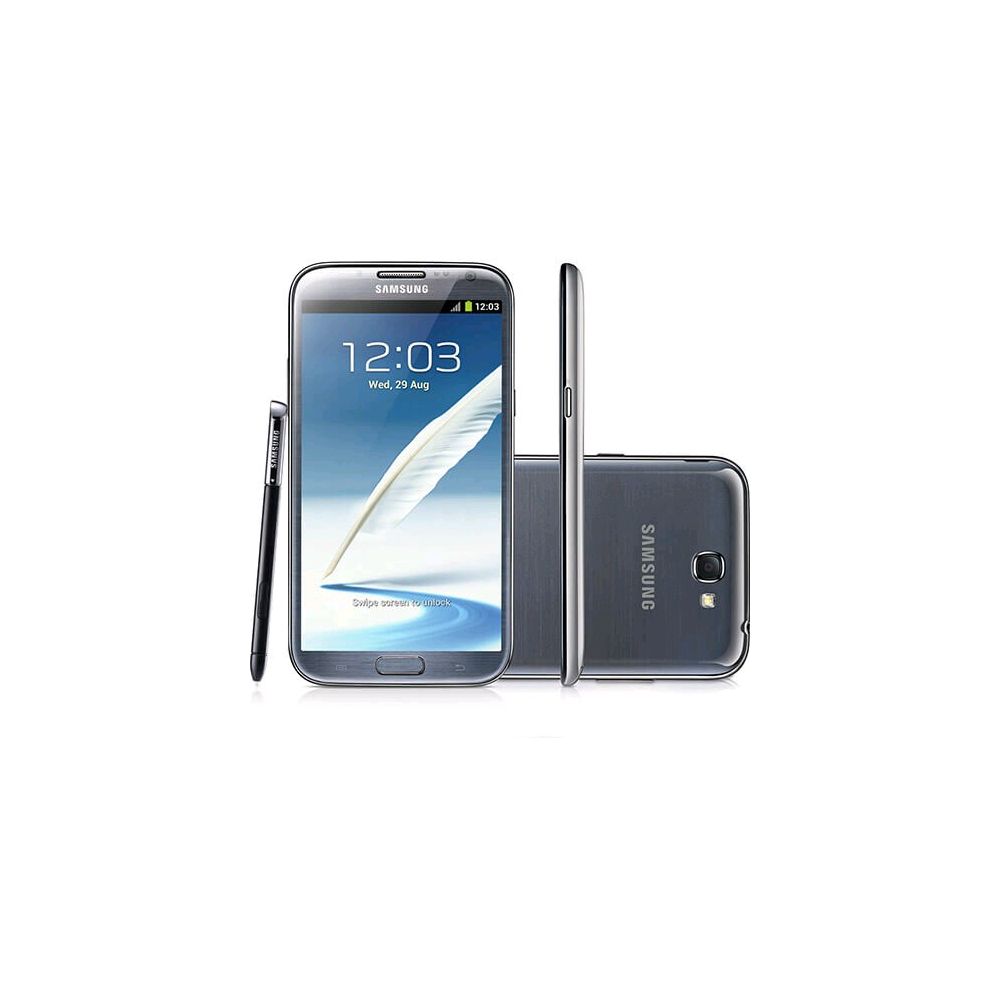 Smartphone Samsung Galaxy Note II N7100 Desbloqueado Cinza Android 4.1 Câmera 8M