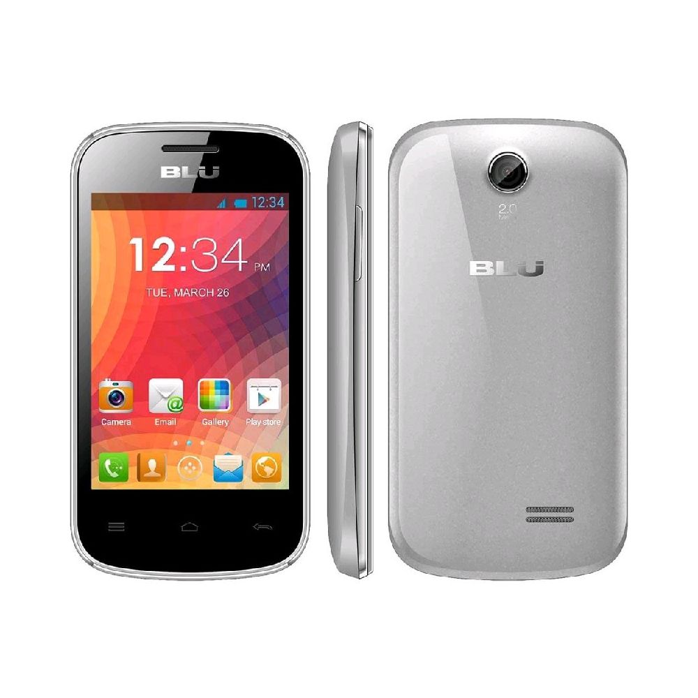 Smartphone Blu Dash Jr D-140, Dual Chip,  Android,  Wi-fi, Prata