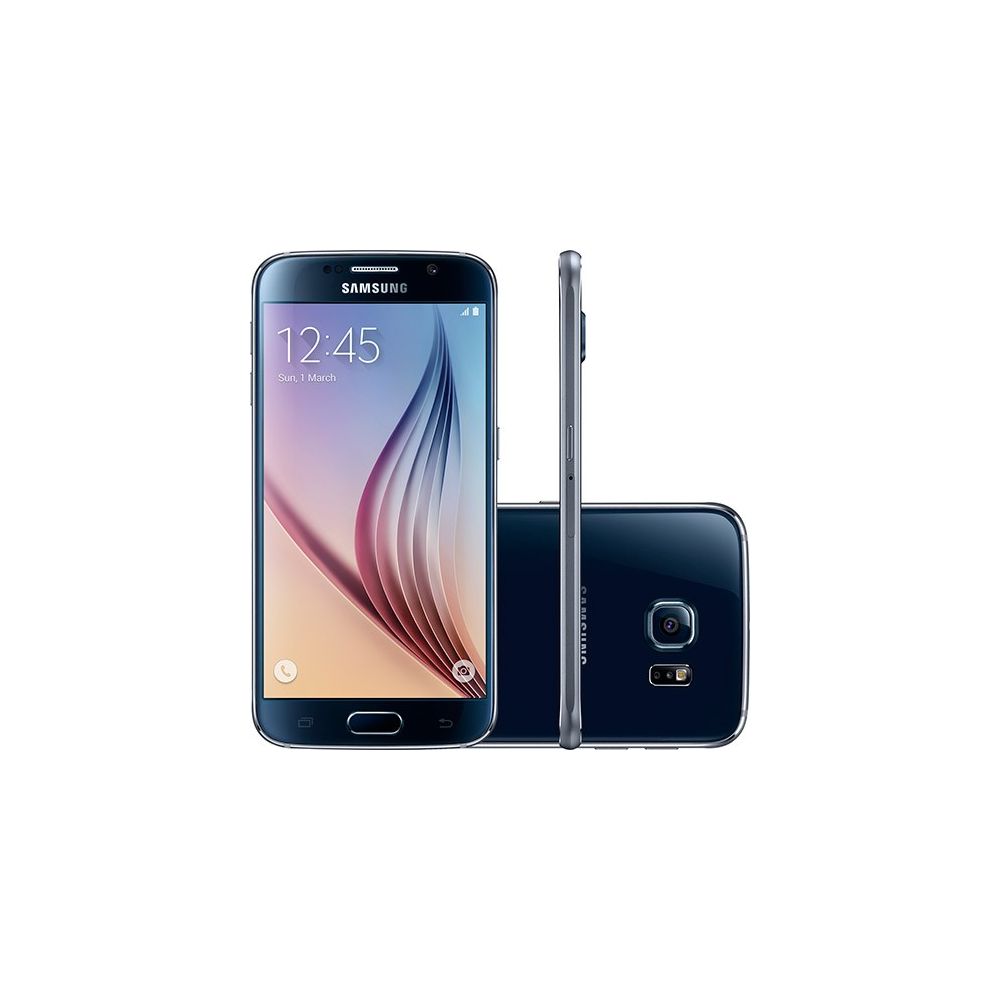 Samsung Galaxy S6 Preto Desbloqueado 32GB 4G Android 5.0 Tela 5.1