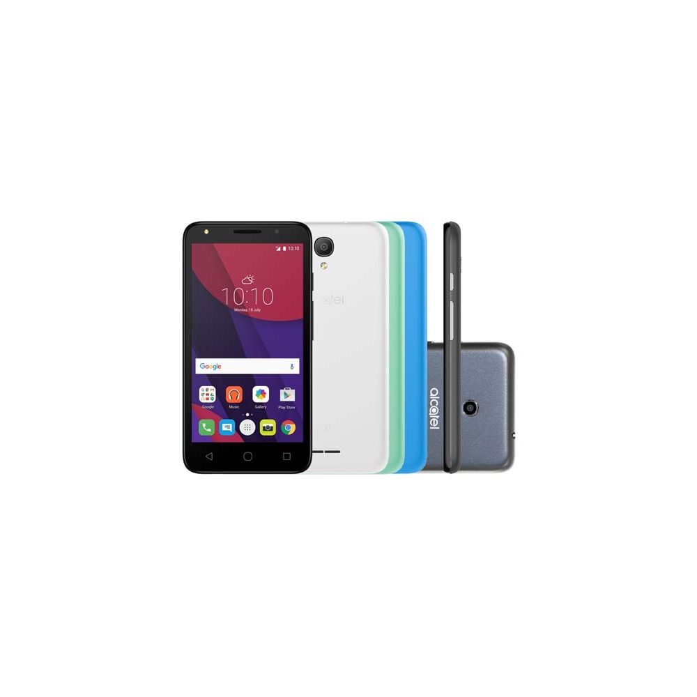 Smartphone Pixi4 5' 2 Chips TV Digital com 4 Capas de Bateria Colors - Alcatel