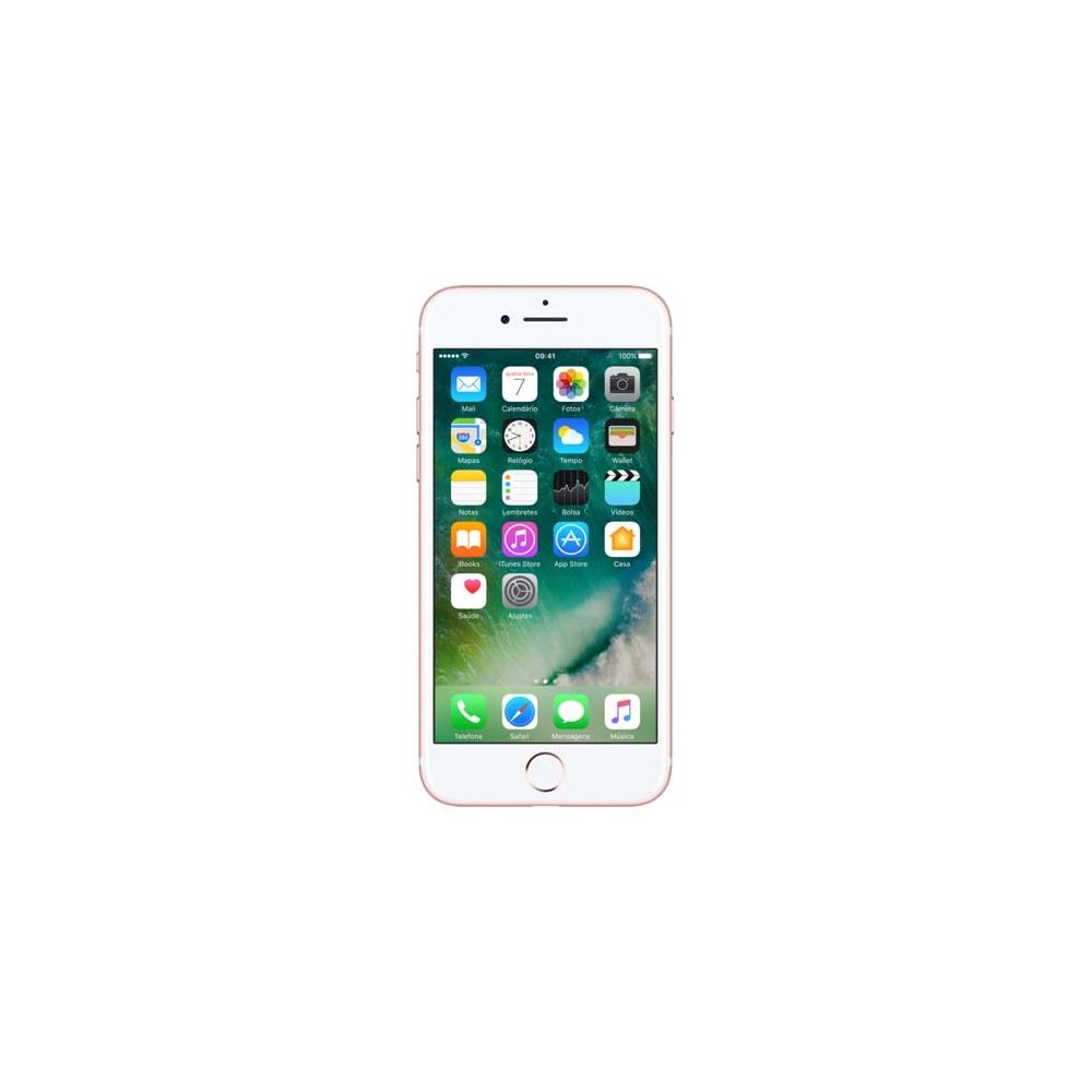 iPhone 7 MN952BR/A 128GB, 4,7”, 3D Touch, iOS 11, 12MP, Ouro Rosa - Apple 