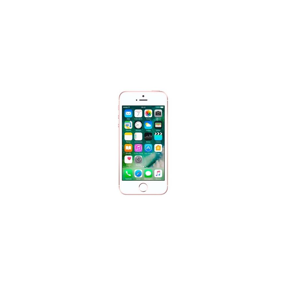 iPhone SE 128GB Ouro Rosa IOS 9 4G Câmera 12MP - Apple