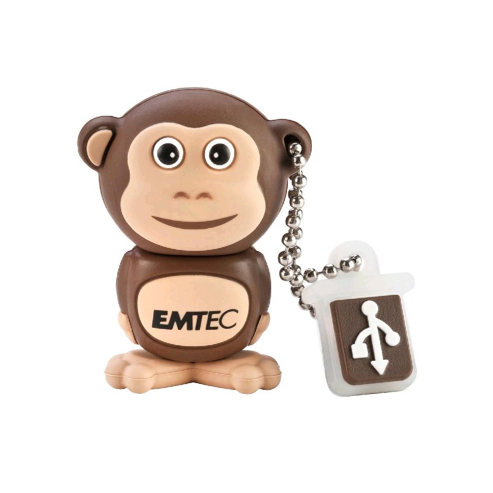 Pen Drive 4GB Animals Macaco - Emtec