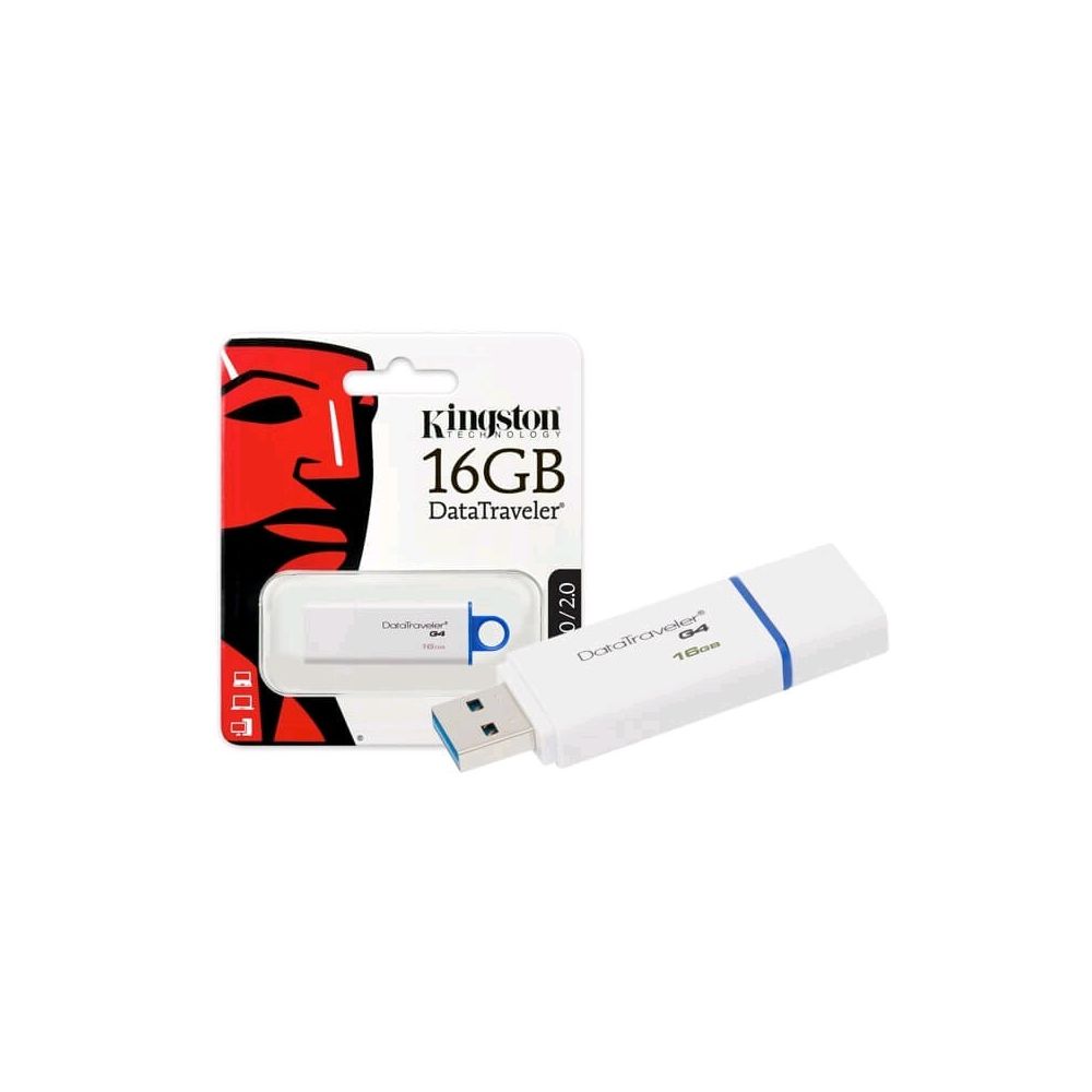 Pen Drive USB 3.0 16GB DTIG4/16GB Branco e Azul - Kingston