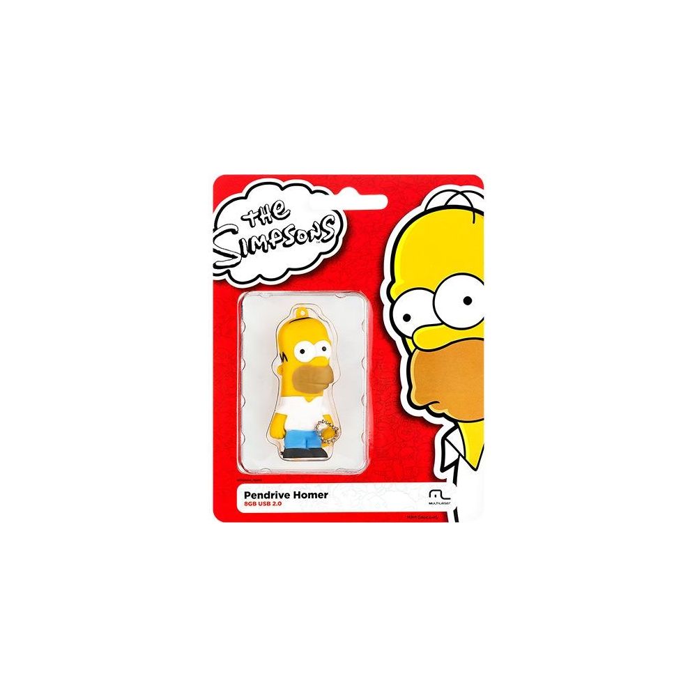 Pen Drive Simpsons Homer 8GB PD070 - Multilaser