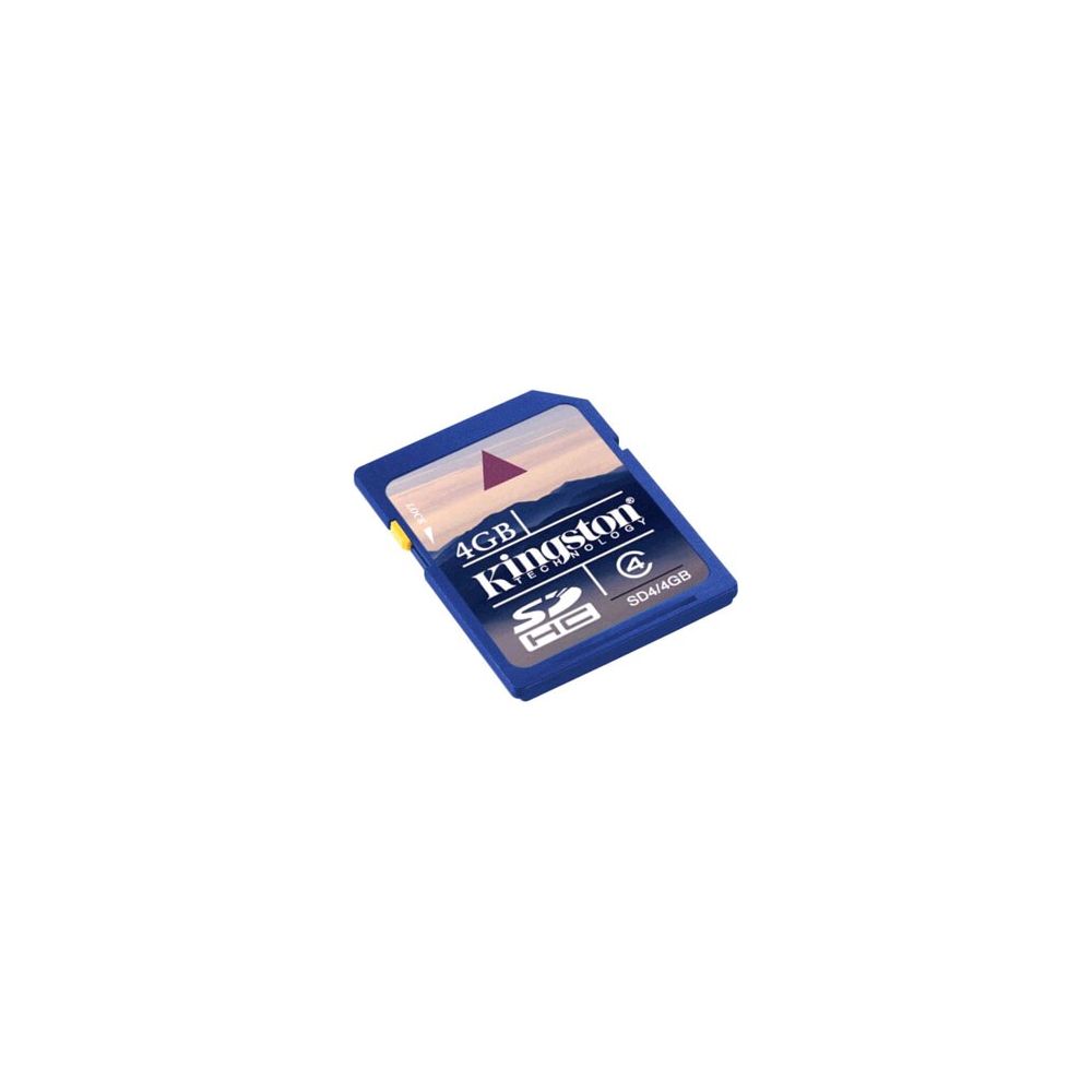 Cartão de Memória SD4/4Gb Secure Digital SDHC Class 4 - Kinsgston