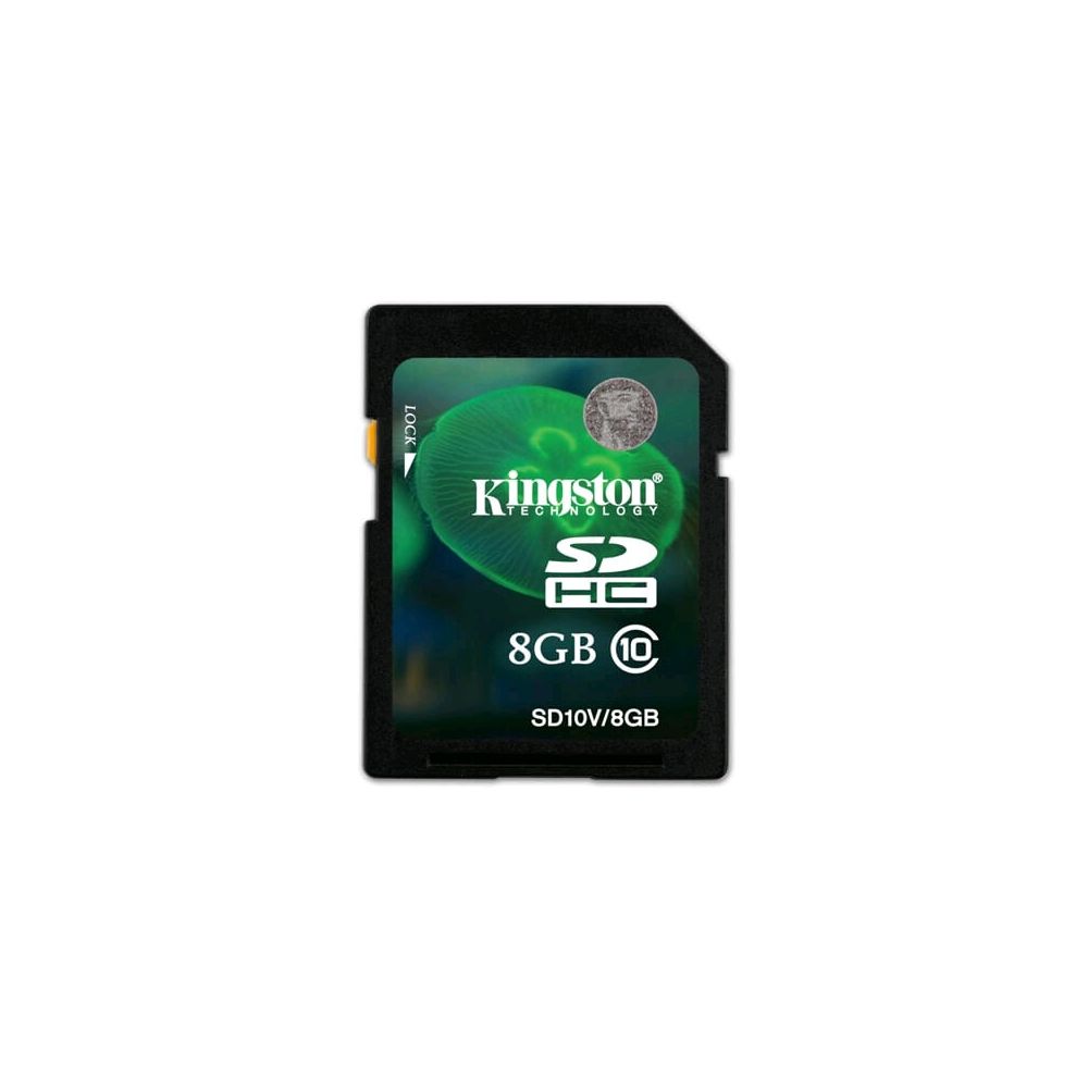 Cartão de Memória SD10V/8GB Secure Digital 8GB Classe 10 / Taxa de Transferência
