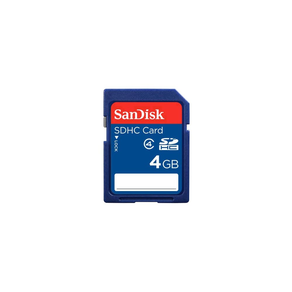 Cartão de Memória 4GB SDHC Card SDSDB-004G-B35 - Sandisk