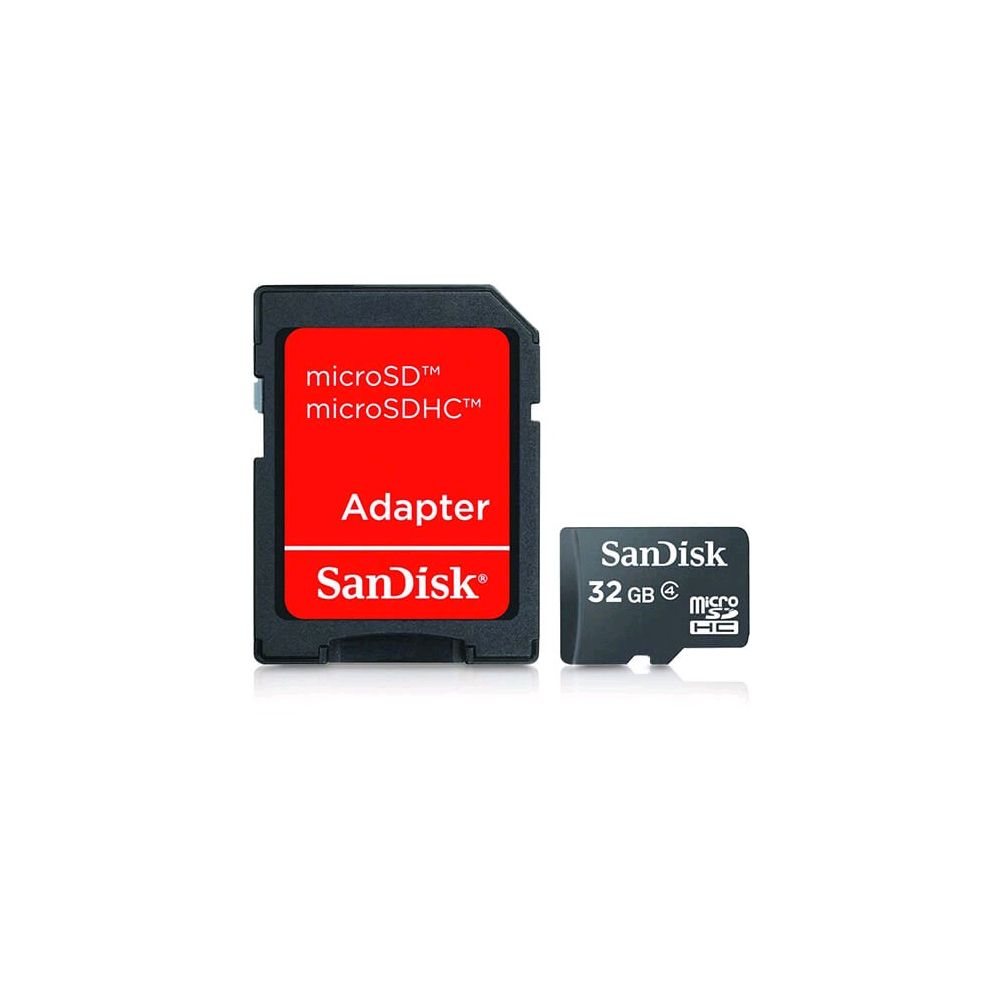 Cartão De Memória 32Gb Micro Sd + Adaptador SD SDSDQM-032G-B35 - Sandisk
