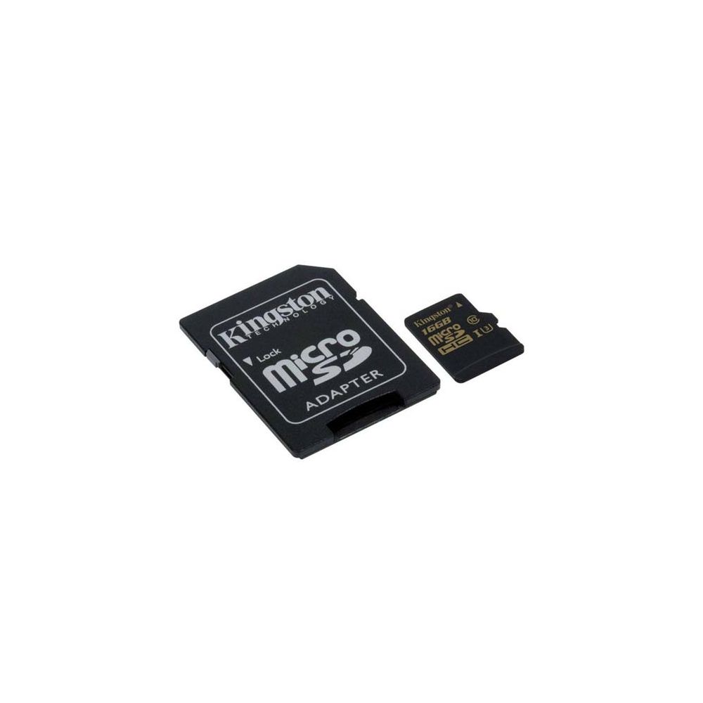 Cartão de Memória Micro SD 16GB 4K Gold - Kingston 