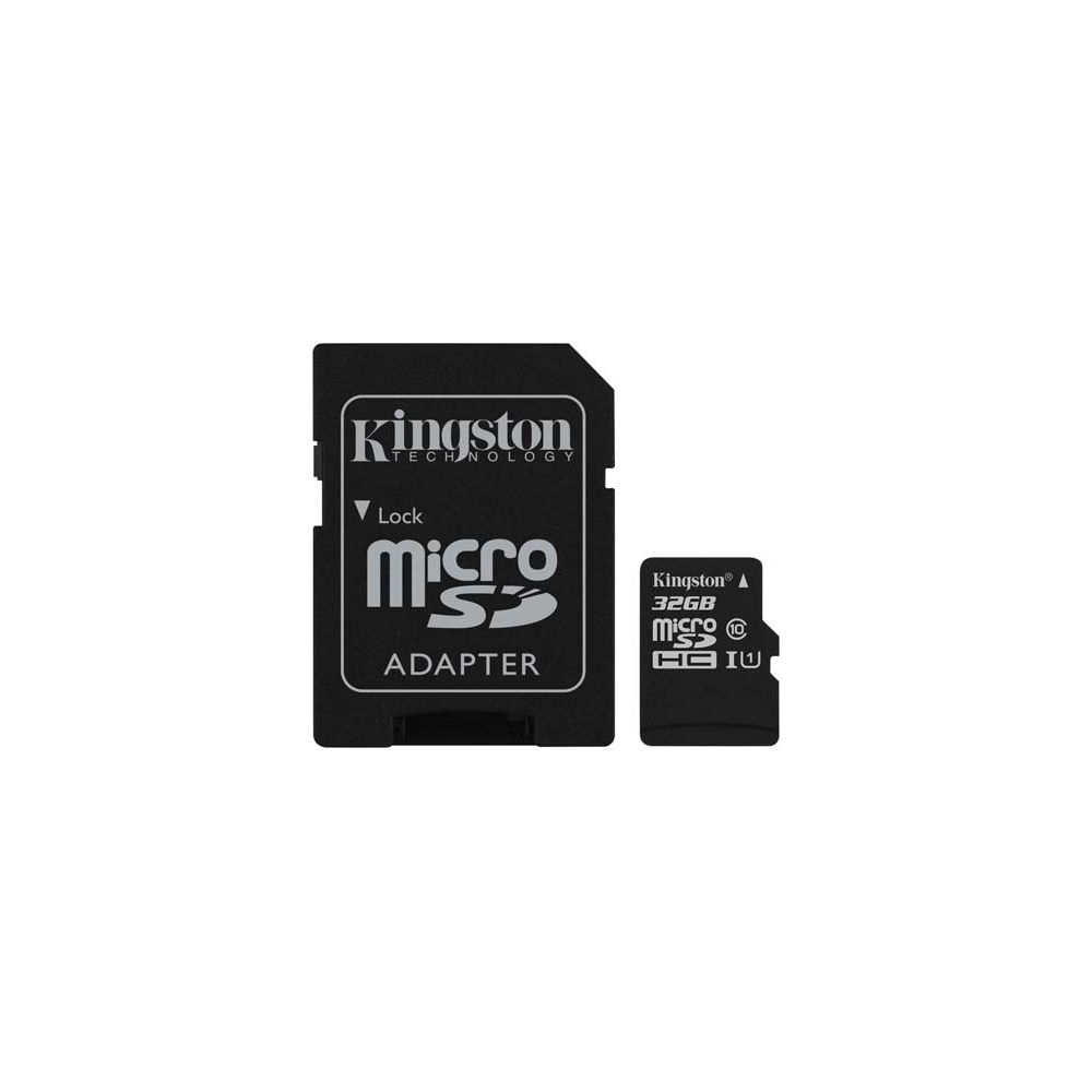 Cartão de Memória 32GB Micro SD Classe 10 - Kingston 