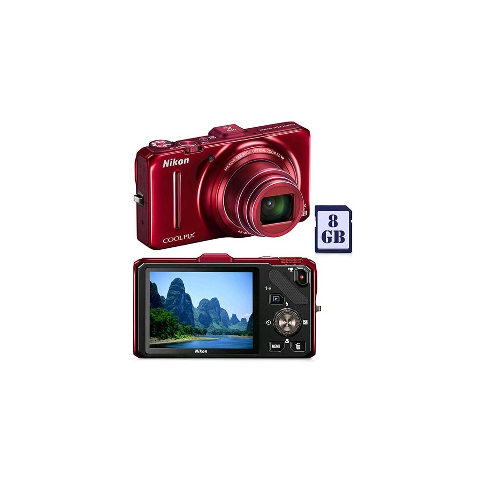 Câmera Digital Nikon Coolpix S9300 16.1MP LCD 3