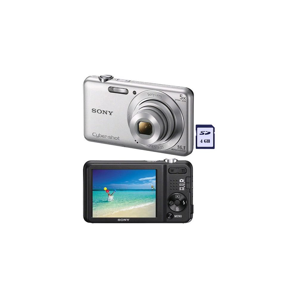Câmera Digital Sony Cyber-shot DSC-W710 16.1 MP Zoom 5x Cartão de ...