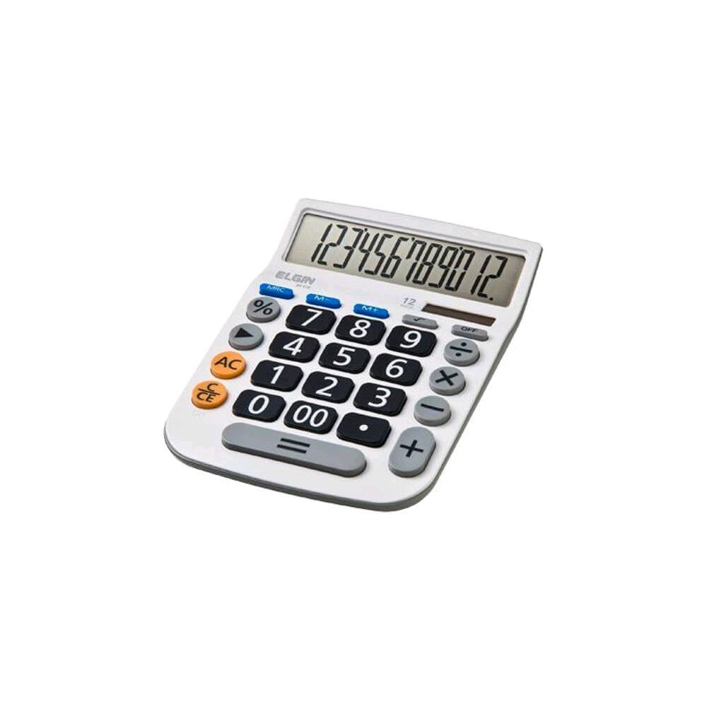 Calculadora de Mesa com 12 Dígitos Mod.MV4132 Branca- Elgin