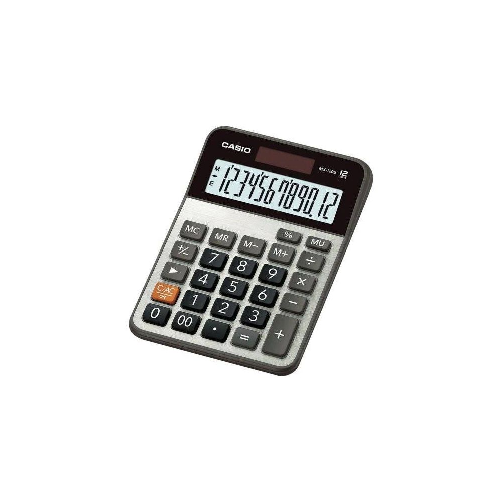 Calculadora de Mesa MX-120B 12 Dígitos Prata - Casio