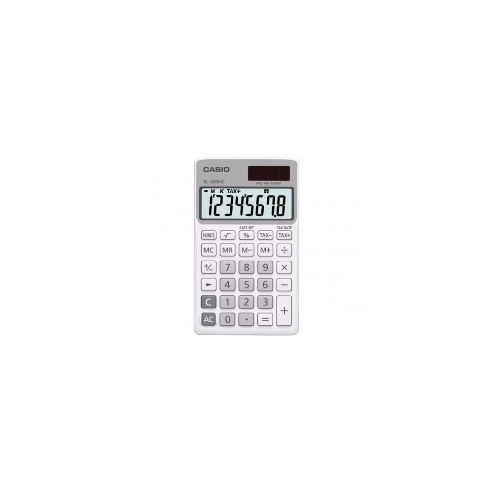 Calculadora de Bolso 8 Dígitos SL-300NC-WE Branca - Casio