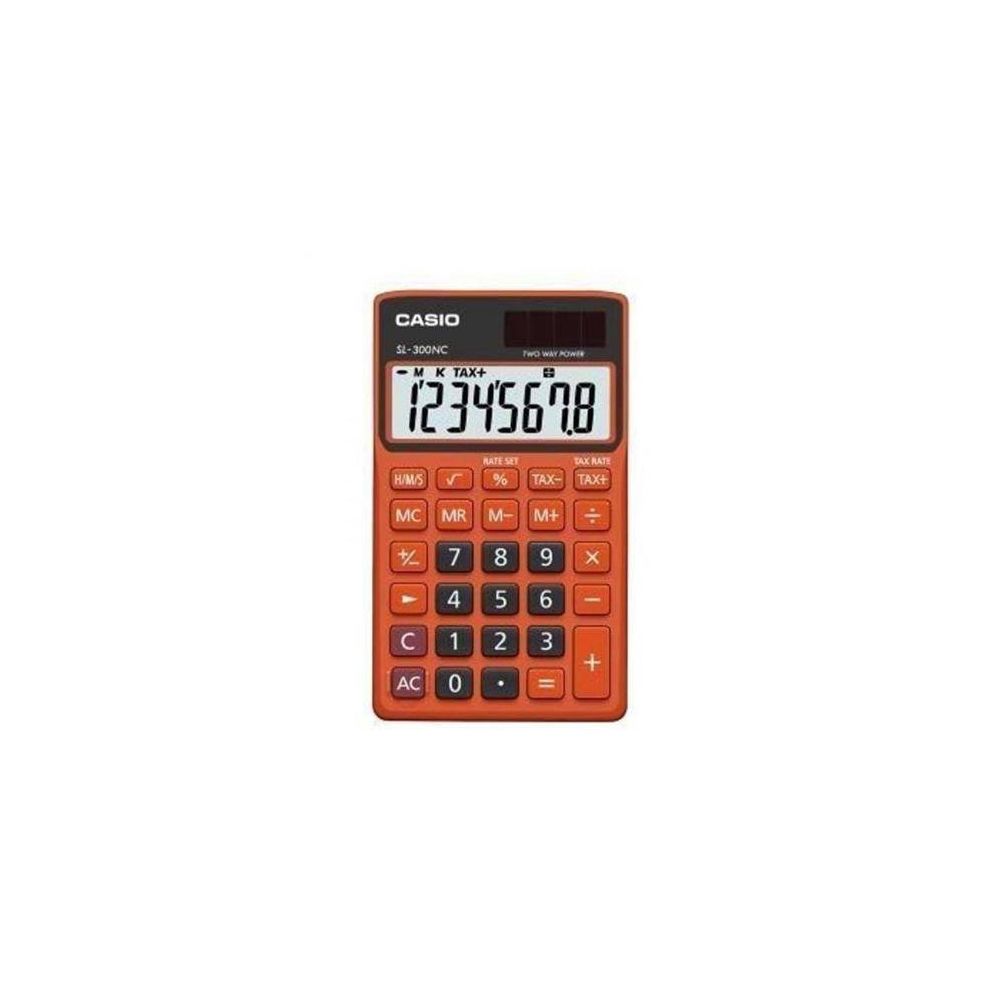 Calculadora Portátil Casio 8 Dígitos - Vermelha/Preta