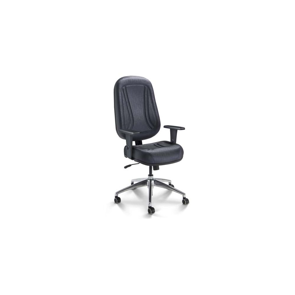 Cadeira Premium Presidente Couro Ecológico - Plaxmetal 