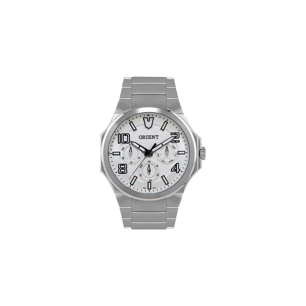 Relógio Masculino Multifunção Prata MBSSM043 S2SX - Orient