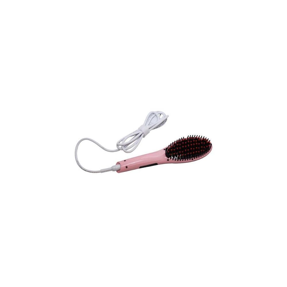 Escova Secadora Modeladora HQT906 Rosa - Fast Hair Straightener