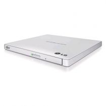 Gravador DVD Externo LG Slim - 8x, Portátil, Usb, Branco, GP65NW60 - LG