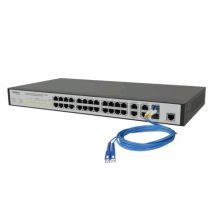 Switch Intelbras Gerenciável 24 Portas Fast Ethernet com 4 Portas Gigabit com 2 
