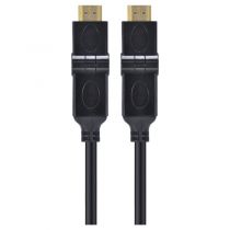 Cabo HDMI 2.0 4K Ultra-HD, 3D, 2M, Ethernet, Conector 180°, H20B180-2 - Vinik