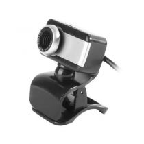 Web Câmera com Microfone BPC V4 Rotação 360° Preto